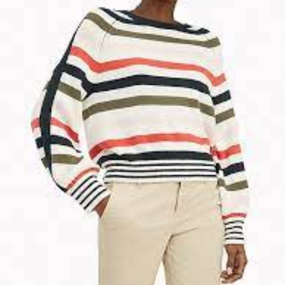 TOMMY HILFIGER ESSENTIAL STRIPE SWEATER - Picture 1 of 9